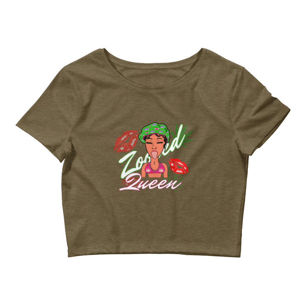 ZOOTED APPAREL - Women’s Crop Tee - ZOOTED QUEEN