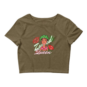 ZOOTED APPAREL - Women’s Crop Tee - ZOOTED QUEEN